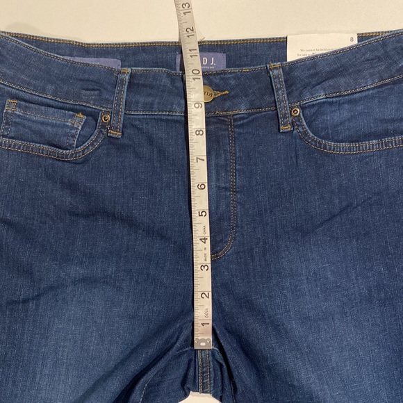 NYDJ SZ 8 Medium Wash Skinny Denim Blue Jeans New D31 - Picture 15 of 16